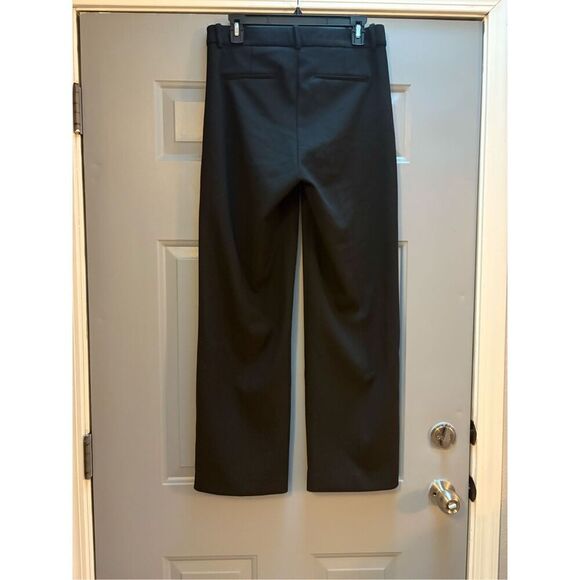 J. Crew Sydney Wide Leg Black Pant in Four Season Stretch Women's size 8 - Picture 11 of 12